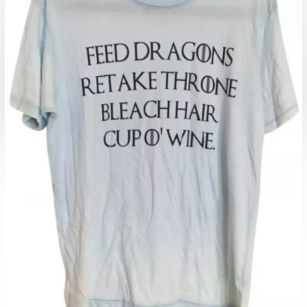 Wildfox Game Of Thrones Daenery’s List T-Shirt Size Medium Rare Limited Edition - Picture 2 of 7